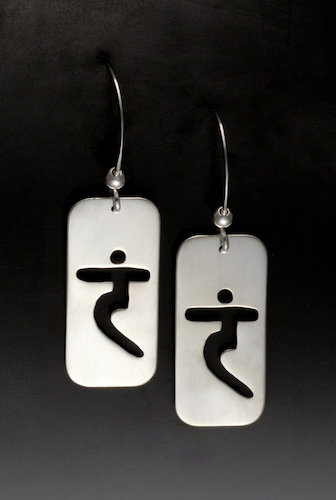 MB-E381S Earrings Manipura Solar Plexis $98 at Hunter Wolff Gallery